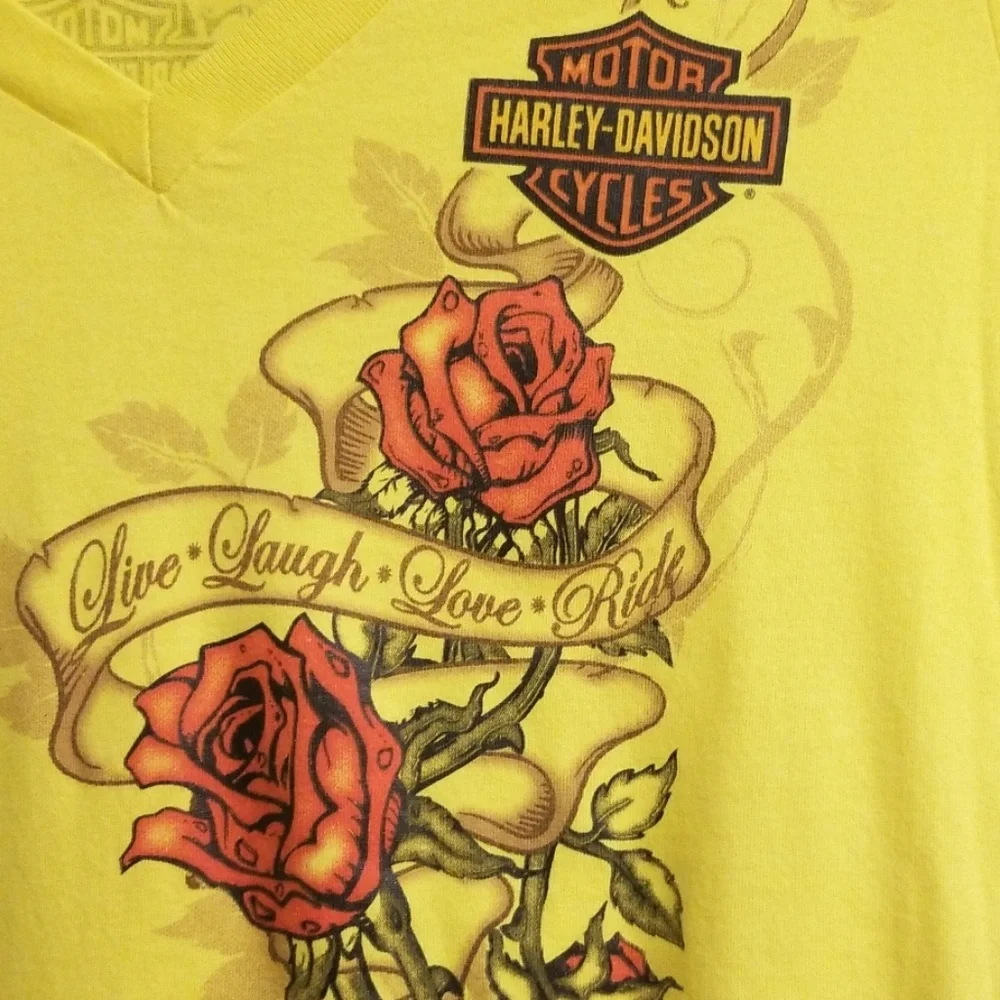 Yellow Harley-Davidson Tee - Picture 2 of 5